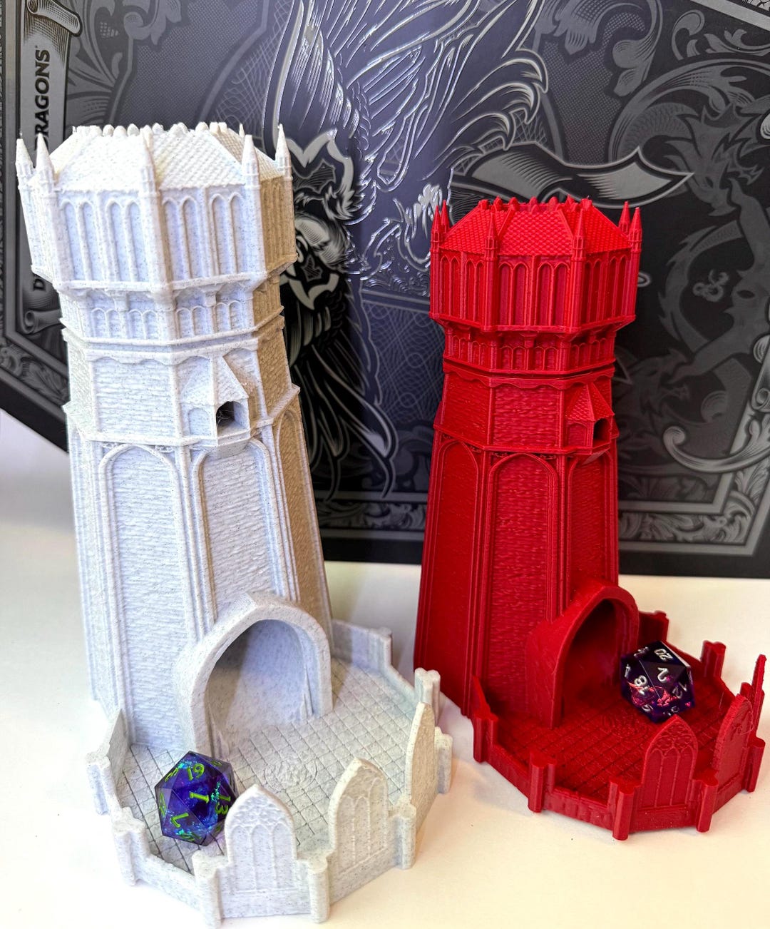 Customizable Dice Tower - D&D TTRPG - 3D Printed - Curse of Strahd ...