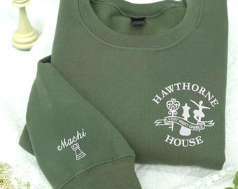 A very Risky Gamble Embroidered Sweatshirt, Hawthorn House Sweatshirt, Inheritance Games Sweatshirt, Book Lover Gift
