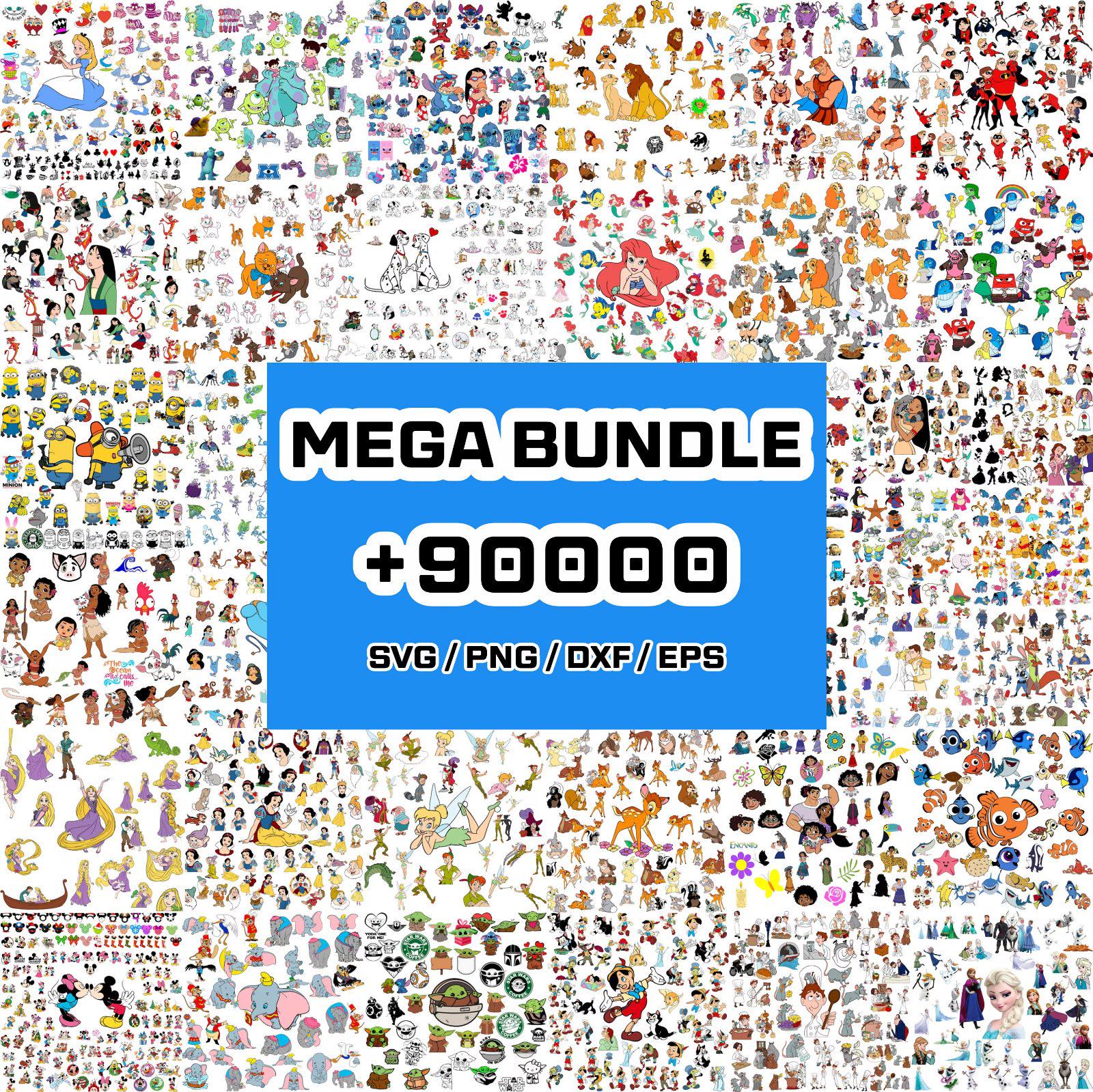 90000+ Files Mega Bundle, All Font, Holiday, Bundle Svg, Printable Designs, Mega Bundle PNG, Bundle,All Desings, Cartoon Svg, Mega Bundle