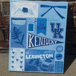 Custom College Sorority fraternity  Dorm Canvas - Dorm Decor - Custom Name - Graduation gifts - Bedroom decor - Babyshower gifts - Paintings