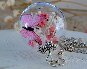 Real Flower Necklace
