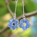 see more listings in the Real Flower Earrings section