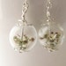 see more listings in the Real Flower Earrings section