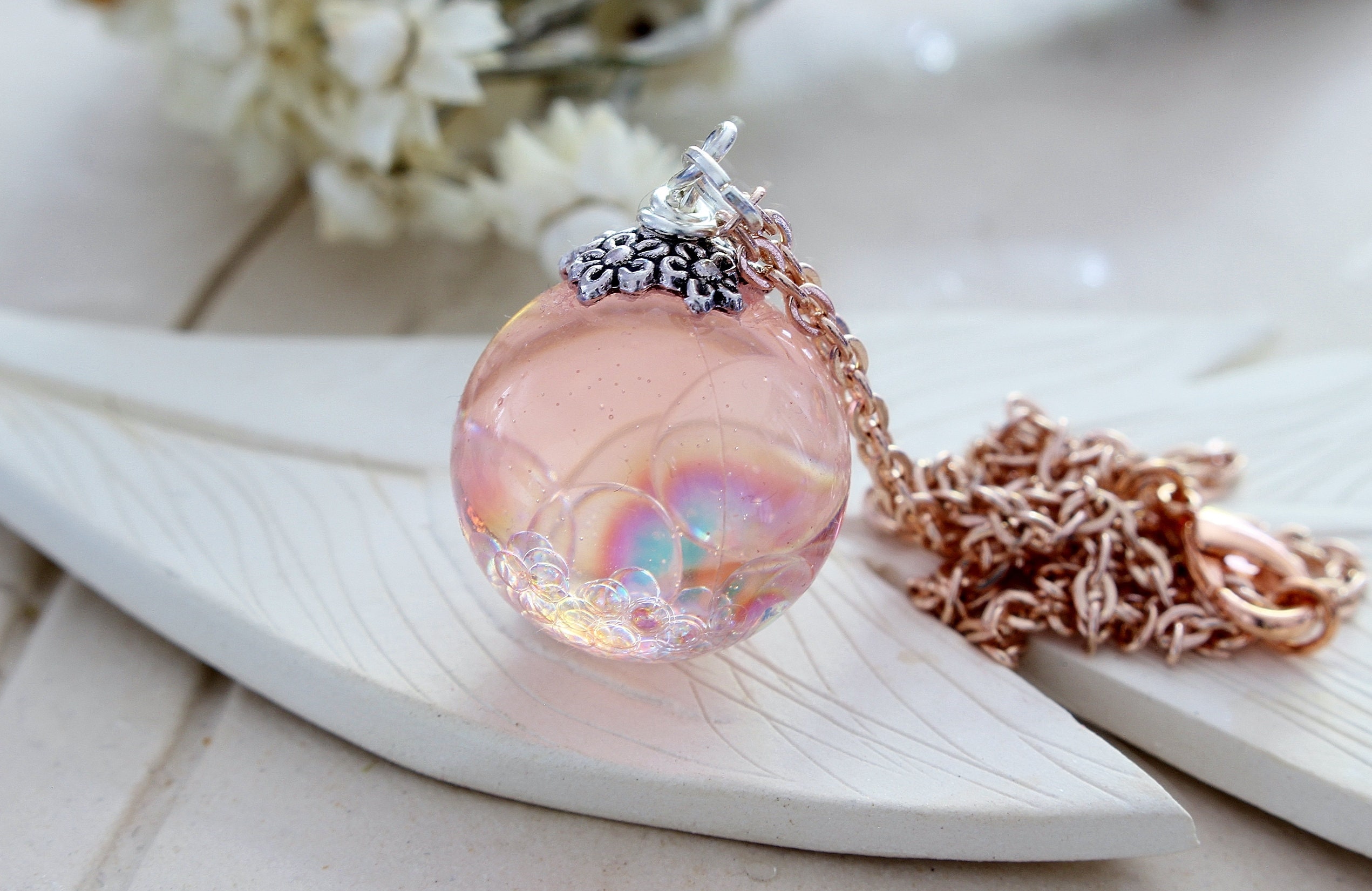 Fairy roses necklace deals