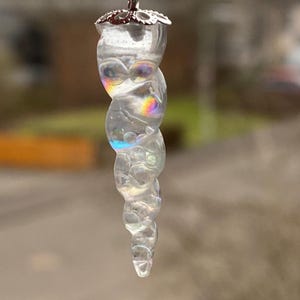 Unicorn horn necklace, magical necklace, mystical jewellery, resin pendant, fairy necklace, Gift for Daughter, Fantasy, Fairytale Jewelry
