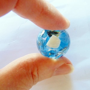 Tooth Pendant, Tooth Necklace, Custom Made Milk Tooth in Resin, Preserving Teeth, Tooth Fairy, Eco Friendly Pendant, Resin Orb, Mothers day