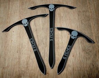 Deep Strike rulers - 6, 8 and 9 inch. Fully Customisable colours