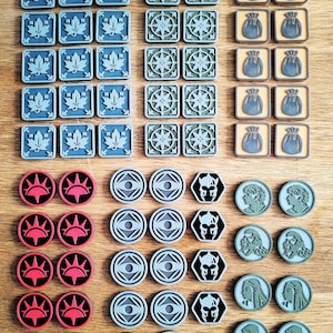 Lord of the Rings - Journeys in middle earth Compatible Core token set, Full set available Including both Expansions