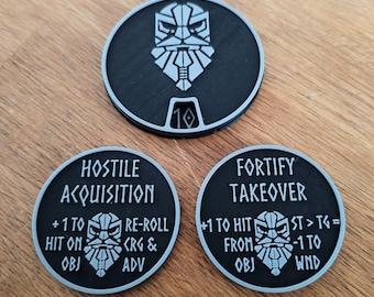 Yield Points Tracker and Status Marker tokens, fully customisable colours