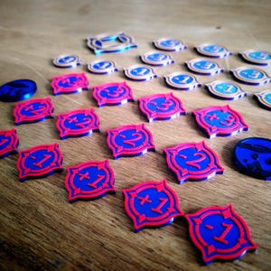 Lorcana TCG compatible Token Set.
