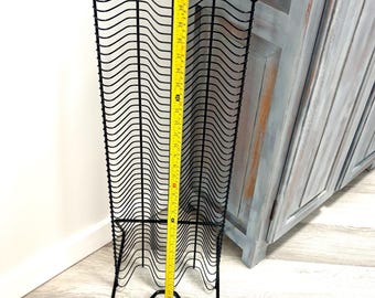 メタル　CDラック CDタワー 136 cm Large Vintage Black Metal CD Tower, Vertical Storage for 90 Discs