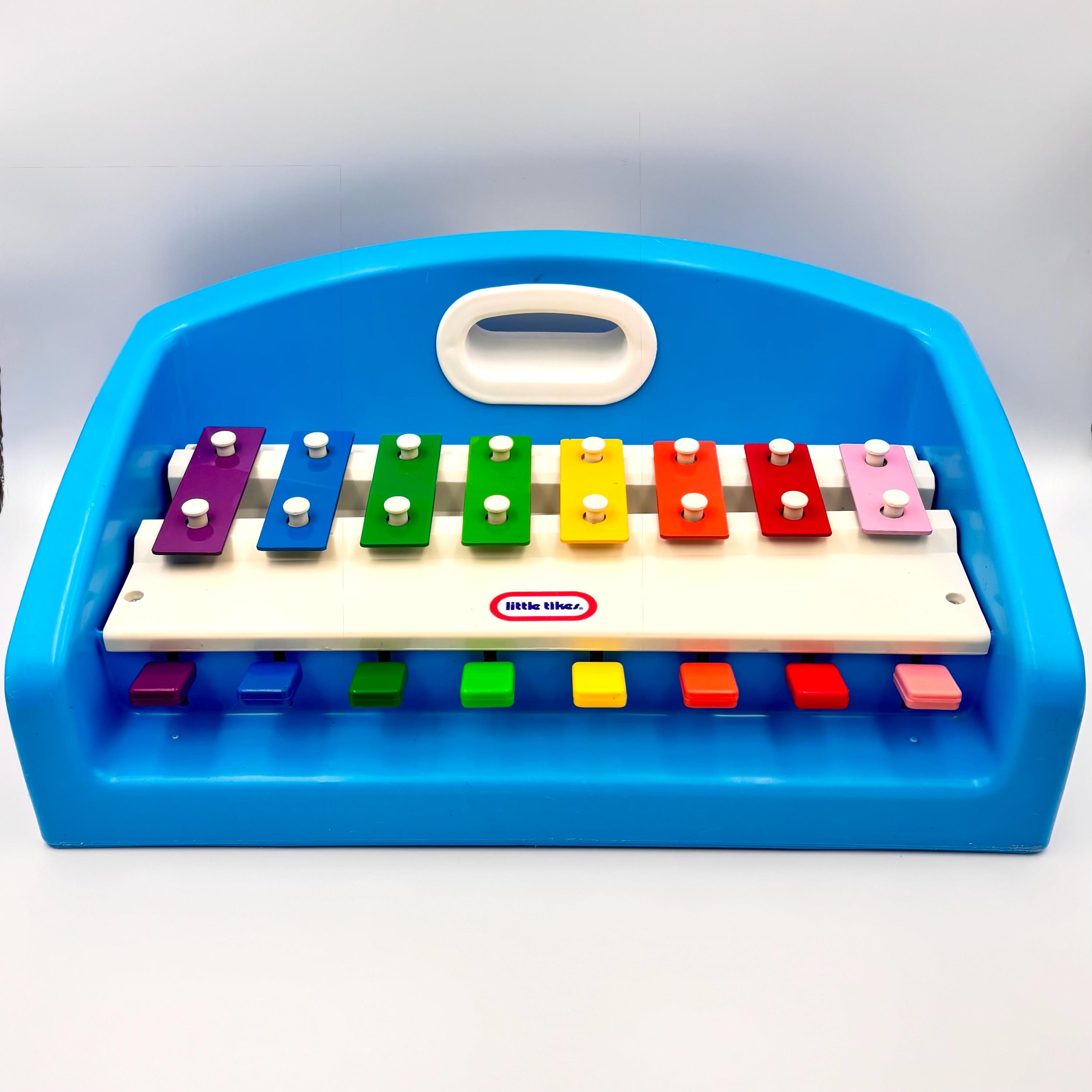 Little Tikes Tap A Tune Xylophone 1985 Vintage Blue Musical Toy