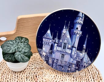 Salvamanteles de los parques Disney, celebración del 60 aniversario de Disneyland, Castillo de la Bella Durmiente, cerámica de corcho.