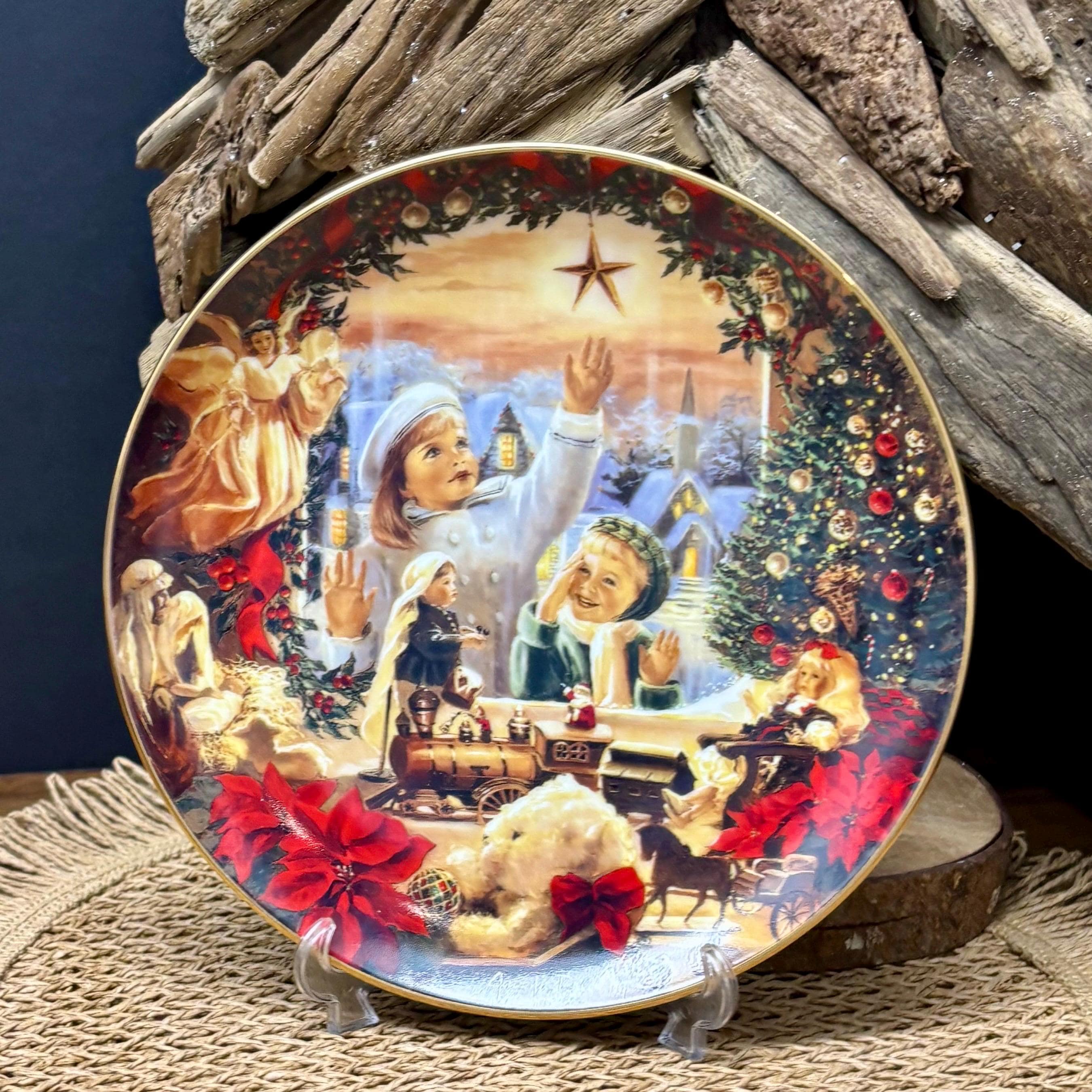 1997 Christmas Plate - Etsy Australia