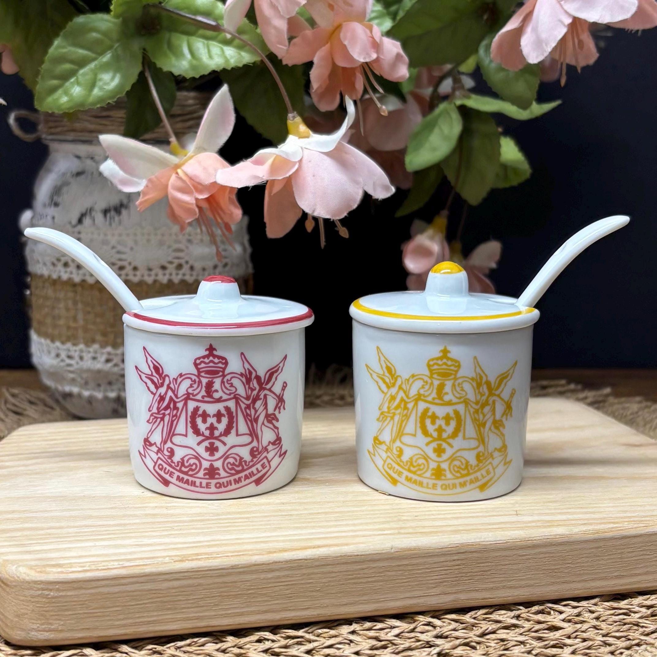 Dijon mustard pot - Etsy 日本