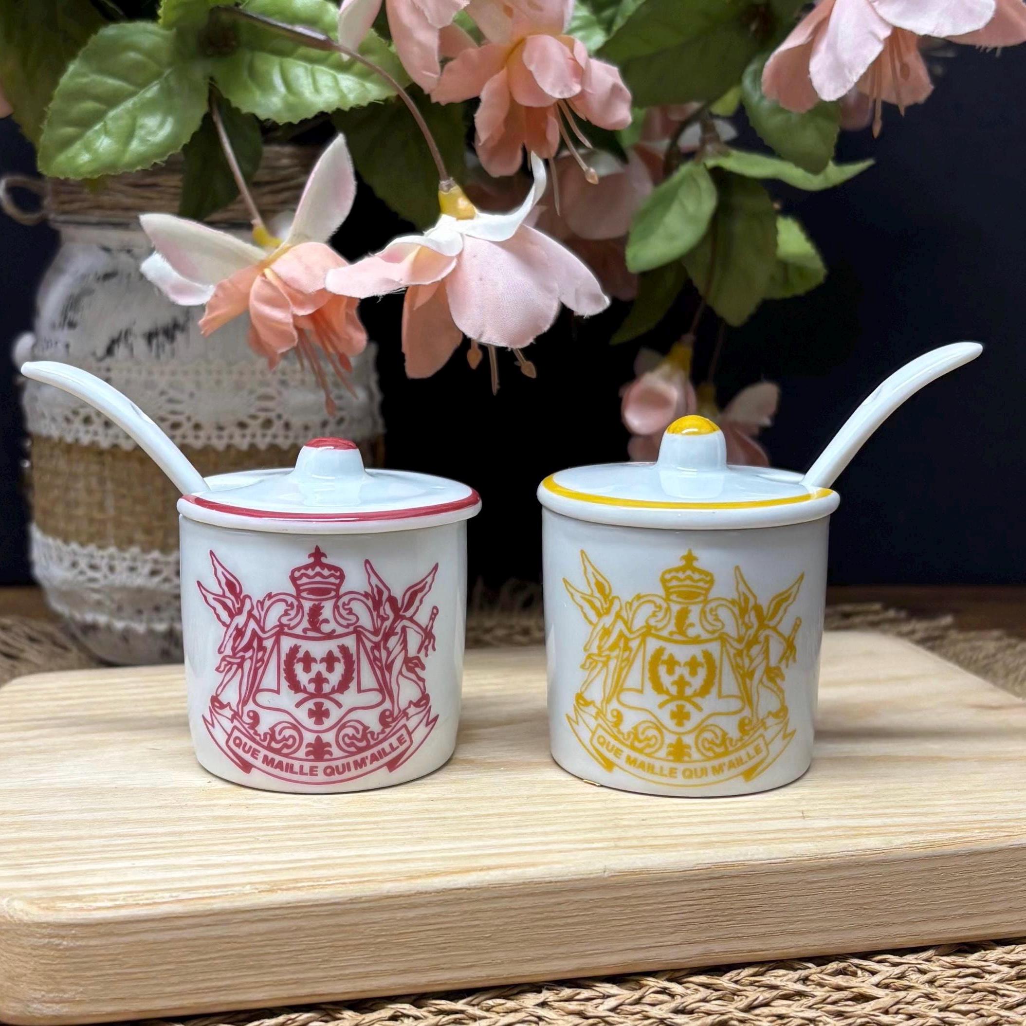 Dijon mustard pot - Etsy 日本