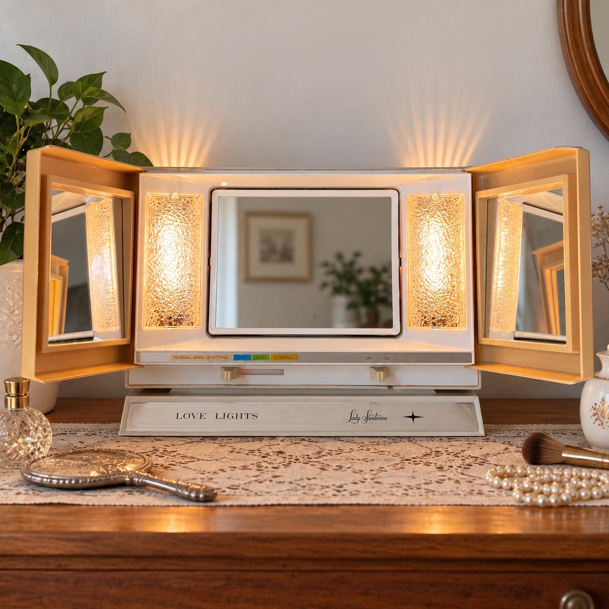 Makeup Mirror 70s - Etsy