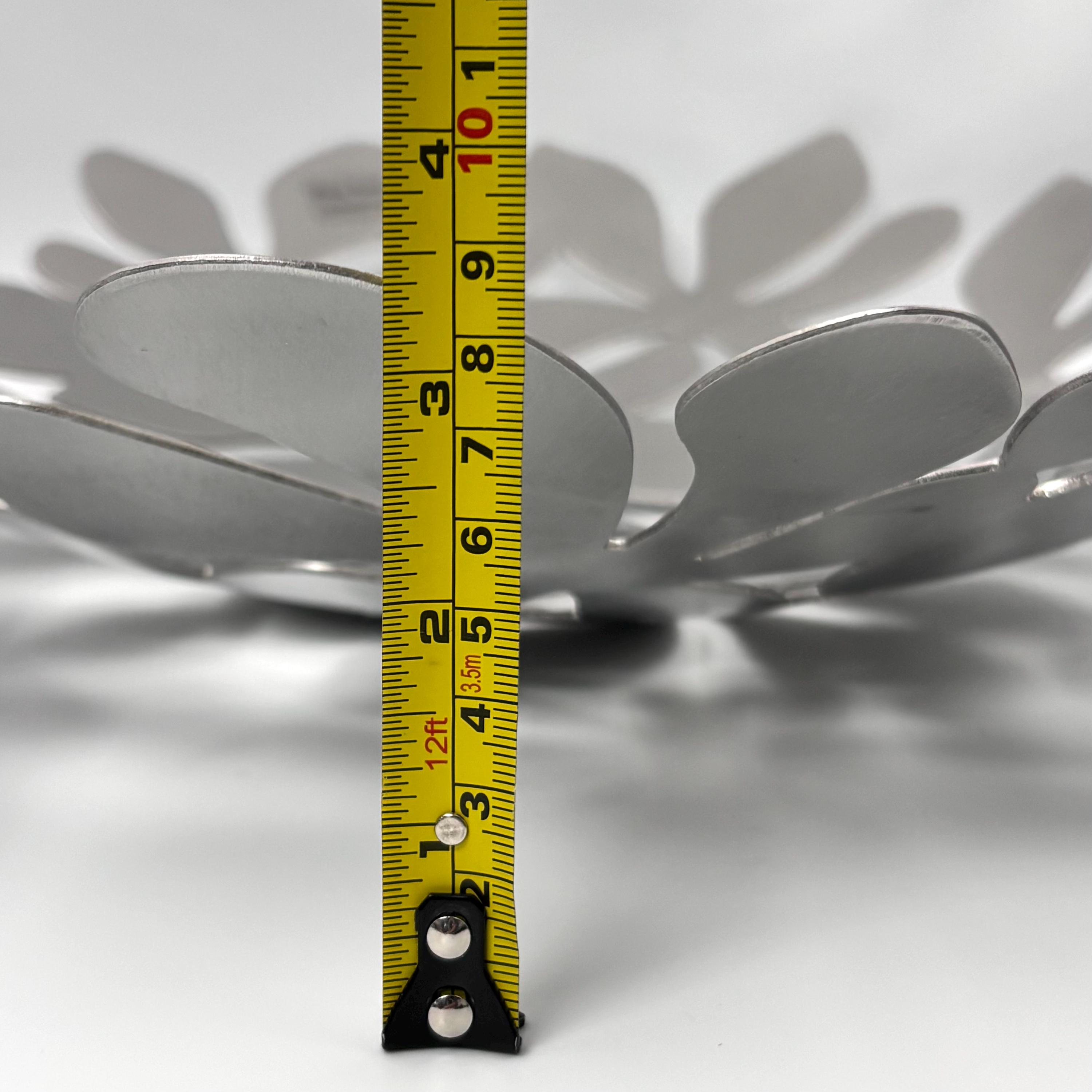 IKEA STOCKHOLM Fruit Bowl, Monika Mulder, Stainless Steel Floral