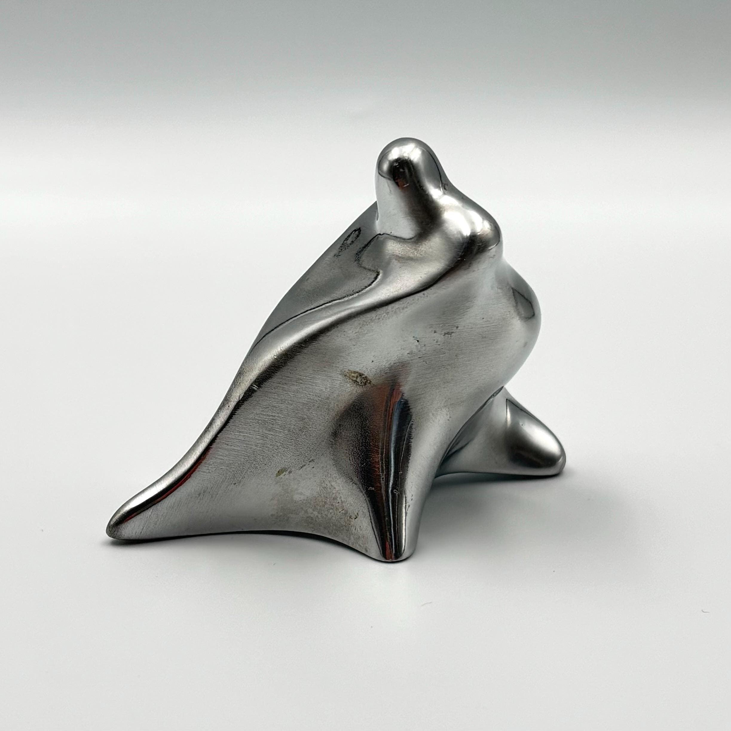 【 ホセルトン スカルプチャー】 カナダ製 アルミニウム 「ビーバー」 Vintage 'hoselton Canada, Cast Aluminum, Polished Aluminum