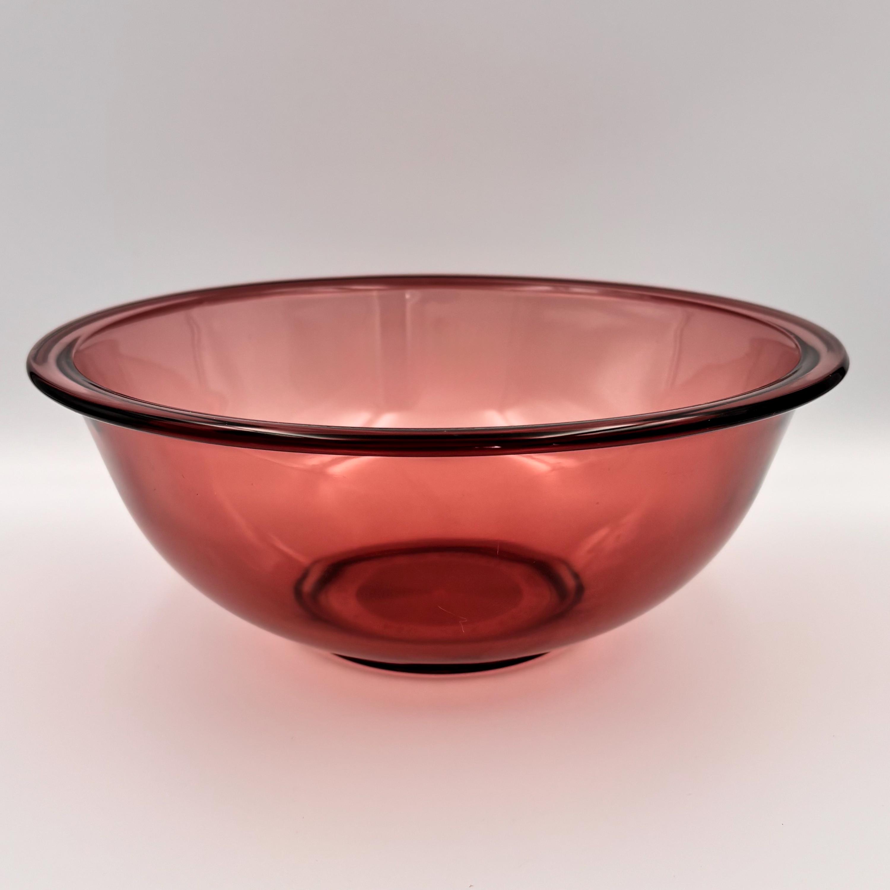Pyrex cranberry bowl - Etsy 日本