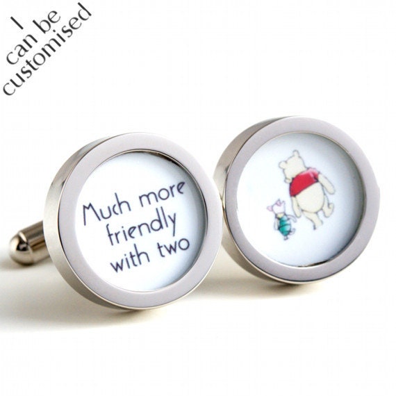 winnie the pooh cufflinks