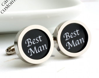 Best Man Cufflinks Classic Wedding Cufflinks PC191