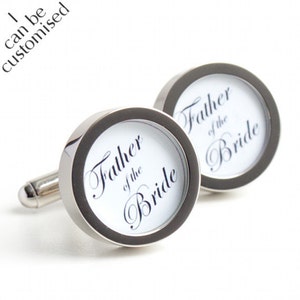 Wedding Party Cufflinks for the Father of the Bride PC056
