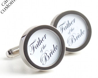 Hochzeit Manschettenknöpfe für den Brautvater PC056