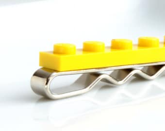 Yellow Brick Tie Bar for Weddings, For Fun and Special Occasions - many more colours available