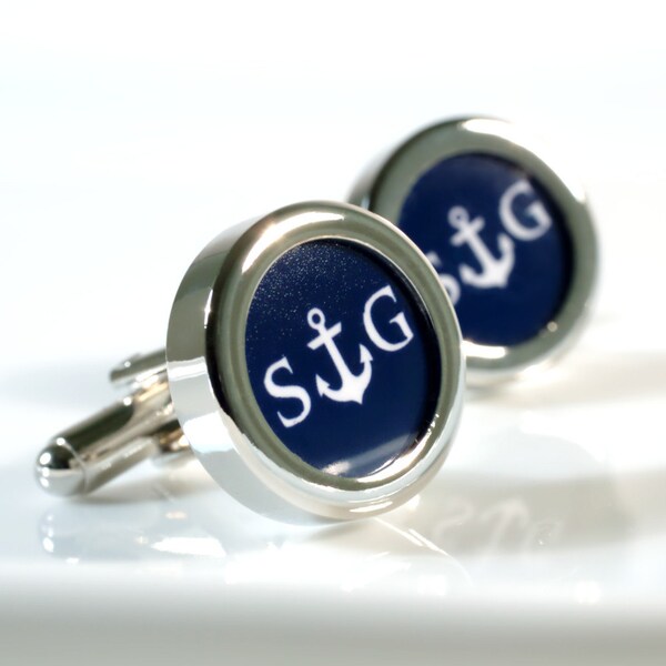 Nautical Cufflinks Etsy