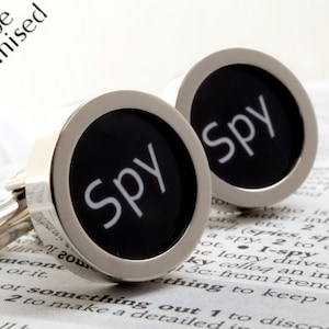 Spy Cuff Links for the Secret Agent in You