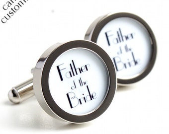 Father of the Bride Cufflinks 1920s Art Deco Style PC406