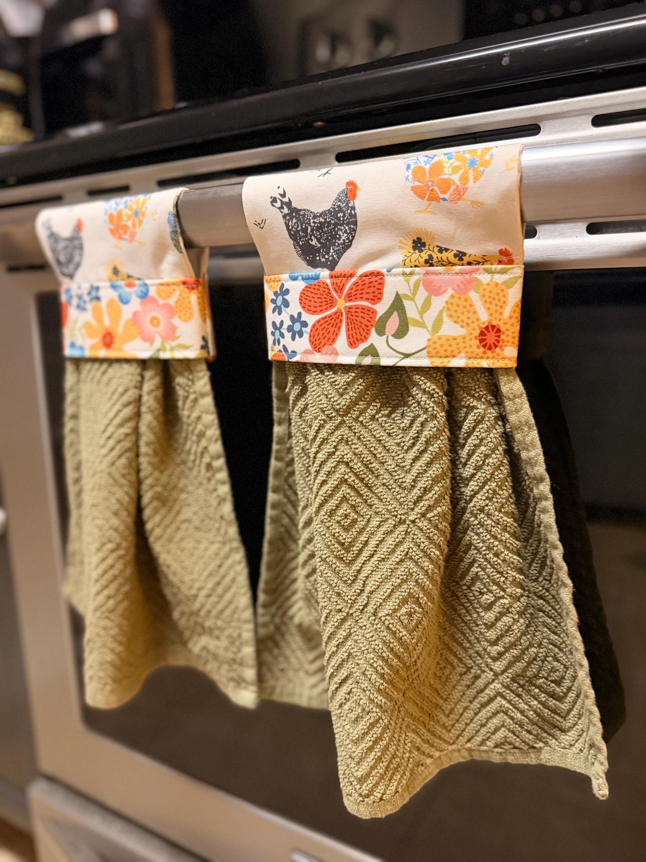 Hanging Kitchen Towel Pattern PDF | Beginner Sewing Pattern | Oven ...