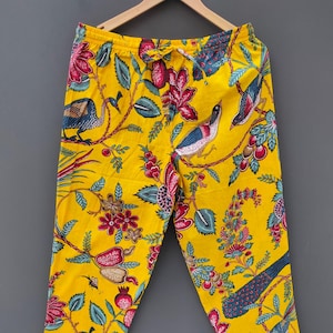 Cotton pajamas, Pajamas bottom, Long Wear Pajamas Handblock Pajamas Printed Pajamas, Pajamas, New pajama