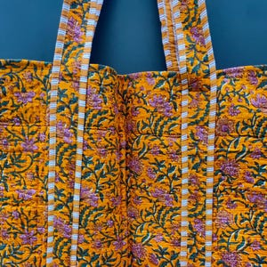 Indian Floral Tote Bag, Handel Bag, Comfortable Bag, Women Shoulder Bag, Cotton Shopping Bag, Travel Tote Bag, Shoulder Tote Bag