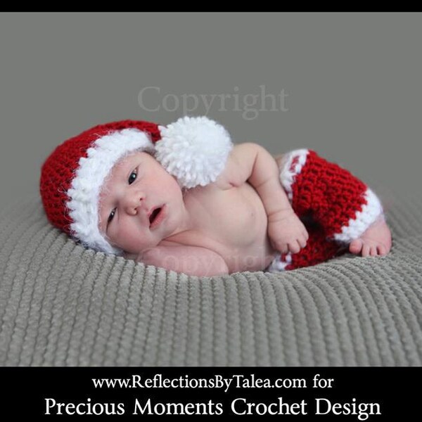 Santa Elf Hat and Legwarmers,  Christmas Baby Hat and Leg Warmers, Newborn Santa Hat and Legwarmers Set, Newborn Christmas Hat  PHOTO PROP