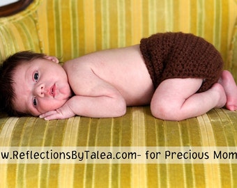Crochet PATTERN Diaper Cover, Newborn Diaper Cover Pattern, Baby Photo Prop, Photography Prop Pattern, How to Crochet Diaper Cover Pattern