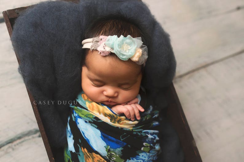Newborn Photo Prop Baby Headband Newborn Tieback Light Etsy