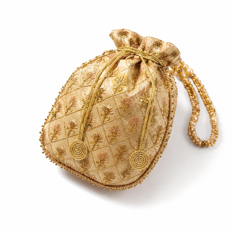 beaded clutch potli bag