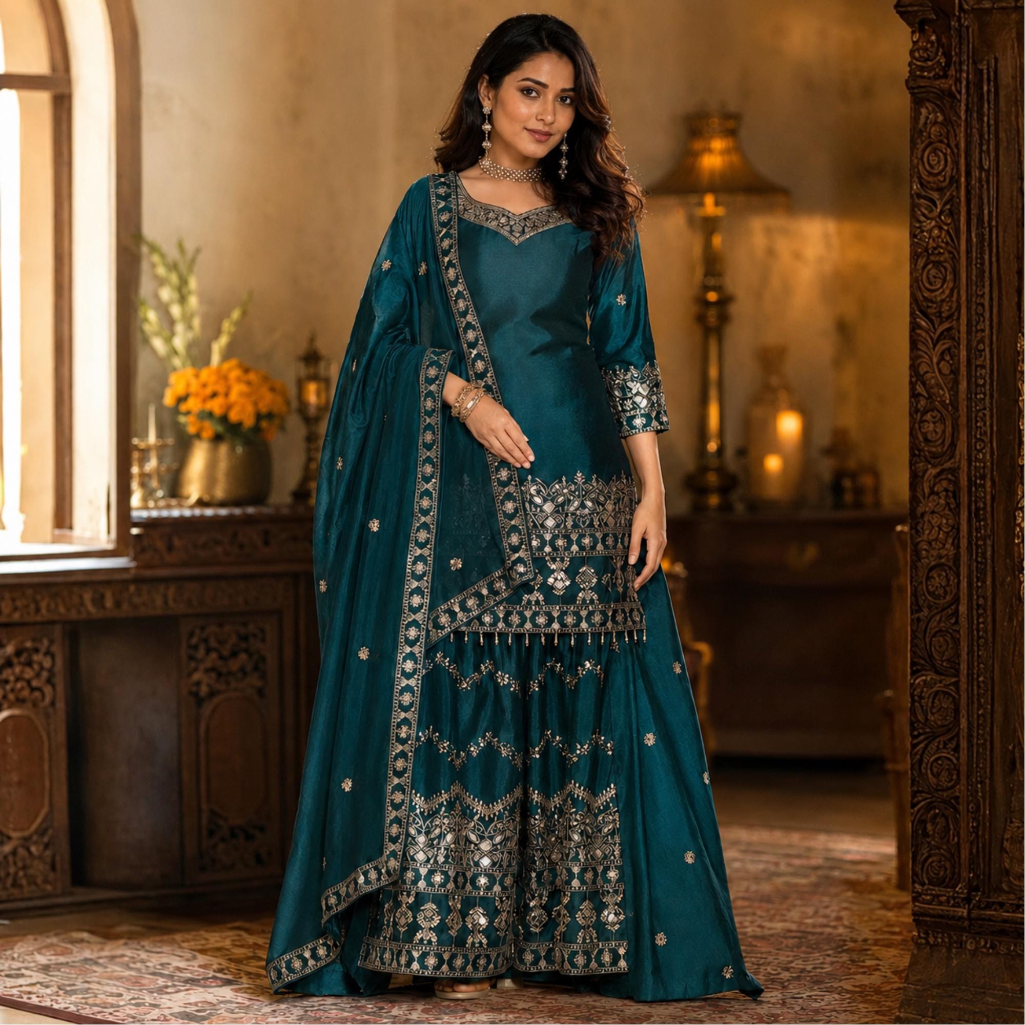 Sharara Dress Women