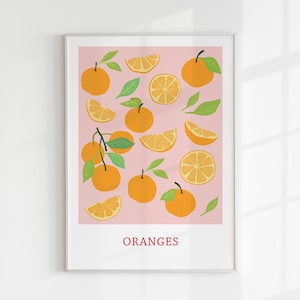 ORANGES ART PRINT A3