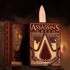 Assassin's Creed Legacy Ver. II Playing Cards - Garnet Hidden Blade Edition