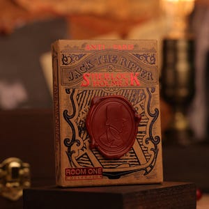 Jack the Ripper & Sherlock Holmes Spielkarten | Patinierte Edition