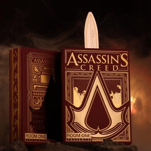 Assassin's Creed Legacy Ver. II Playing Cards - Garnet Hidden Blade Edition