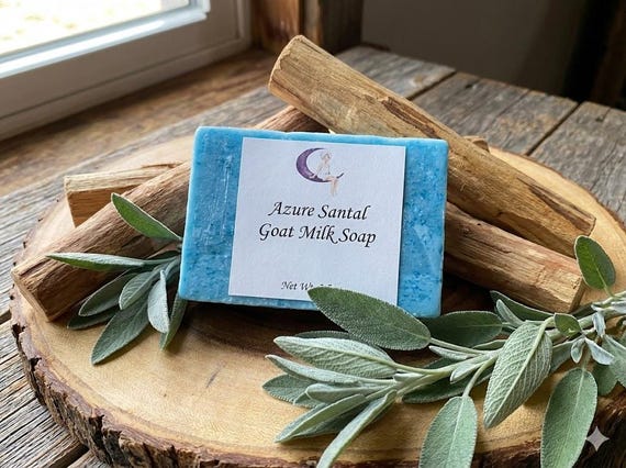 Azure Santal Goat Milk Soap