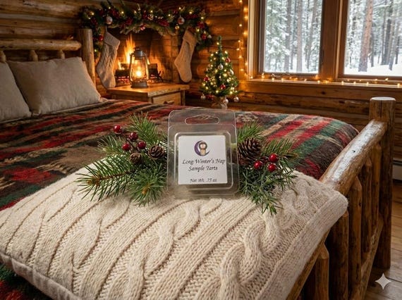 Long Winter's Nap Soy Wax Sample Tart