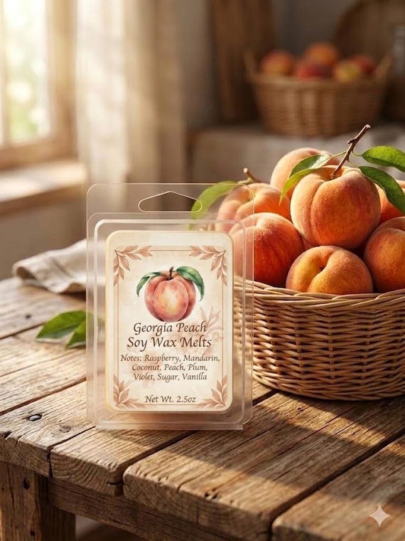Georgia Peach Soy Wax Melt