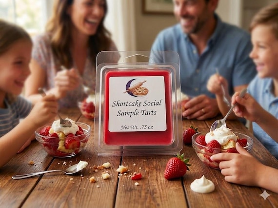 Shortcake Social Soy Wax Sample Tart