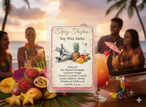 Tipsy Tropics Soy Wax Melt