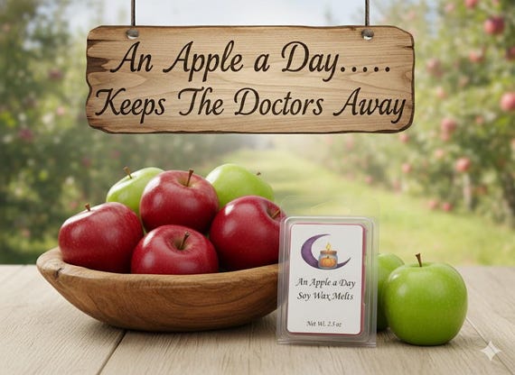 An Apple a Day Soy Wax Melts